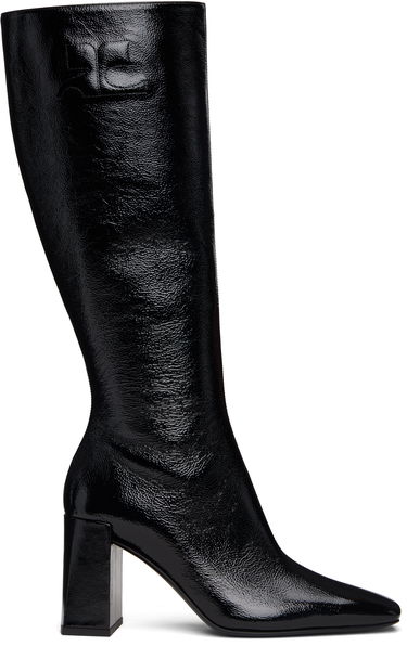 Tenisice i cipele Courrèges Courrèges Heritage Shadow Tall Boots Crna | 325SBT061CR0043, 0