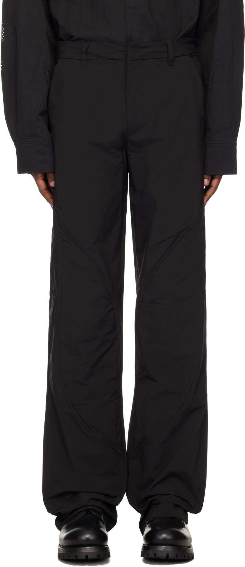 Cargo hlače HELIOT EMIL Concordance Puffed Cargo Pants Crna | HE_M_10_108_BLK01