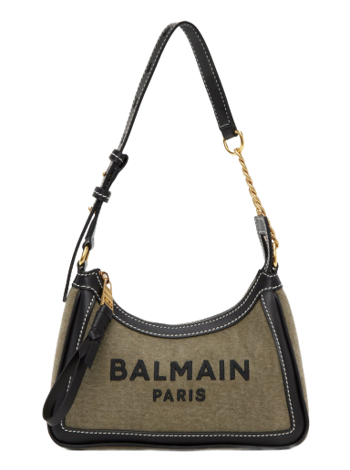 Torba za rame Balmain B-Army Bag Zelena | CN1BT743TCLB