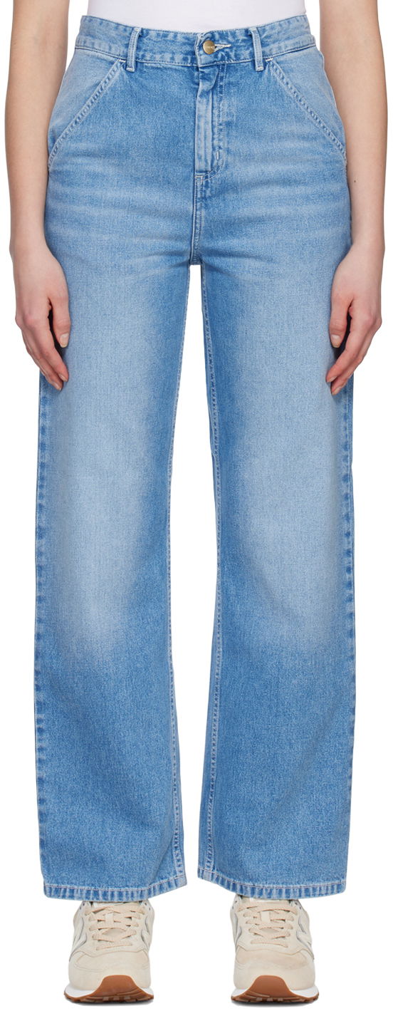 Jeans Carhartt WIP Carhartt Work In Progress Simple Jeans Plava | I031924