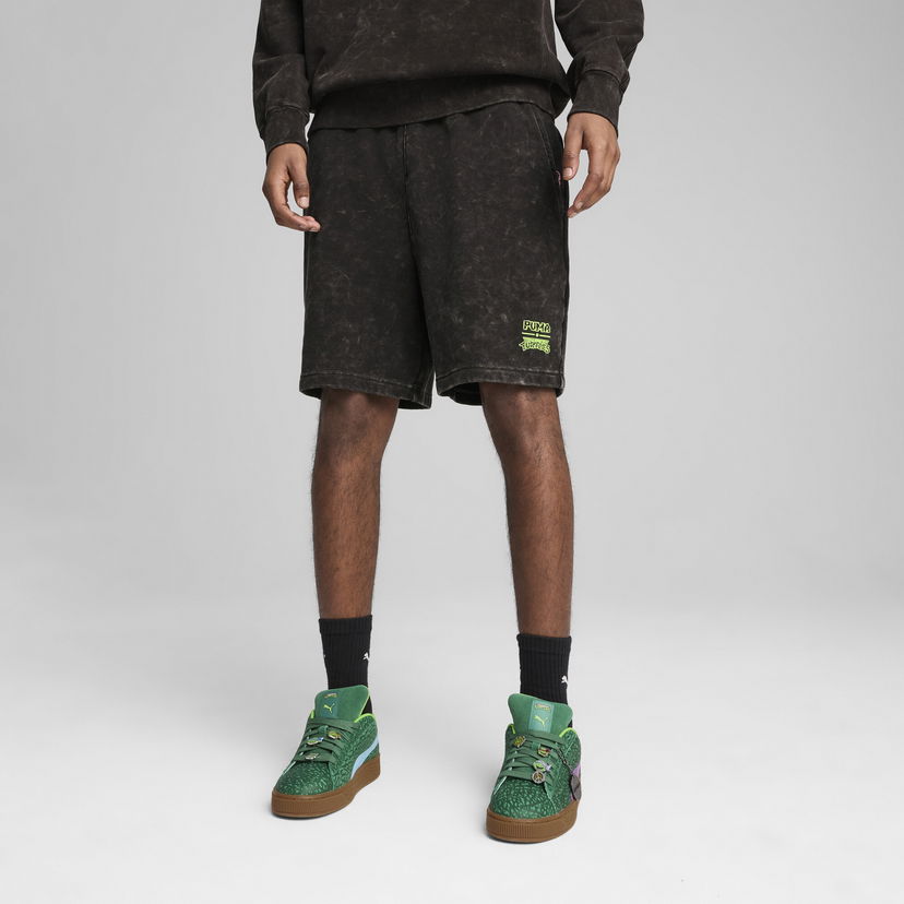 Kratke hlače Puma TMNT 7" Relaxed Fit Shorts Crna | 630101_01