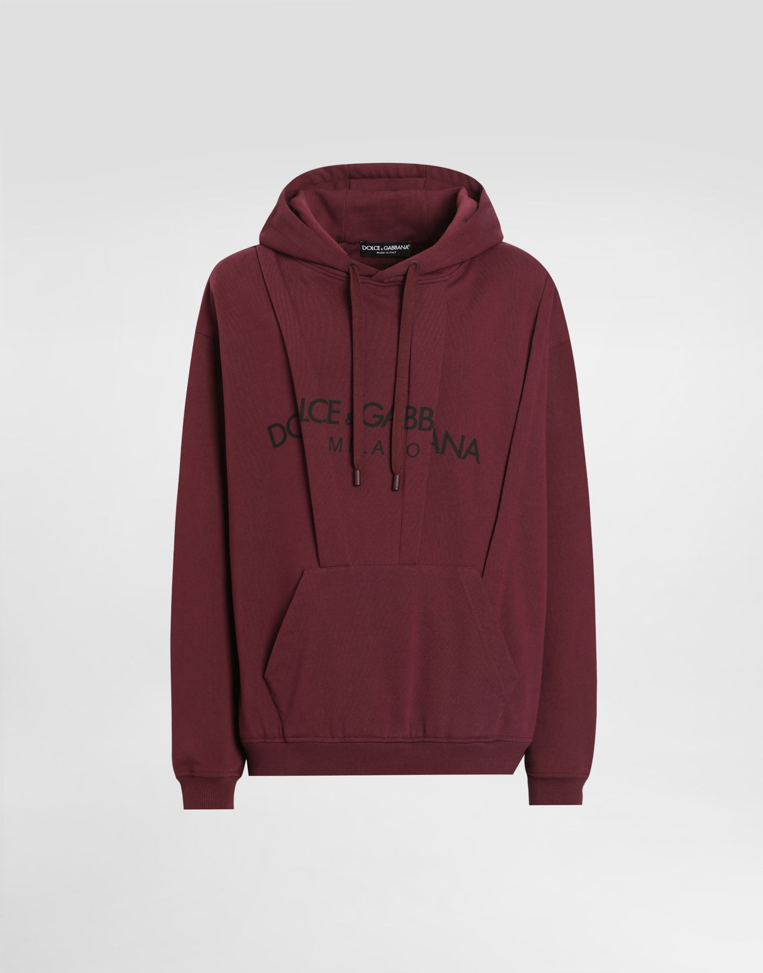 Dukserice Dolce & Gabbana Dolce & Gabbana Cotton Logo Hoodie Tamnocrvena | G9BNNTG7O2LF0130, 0