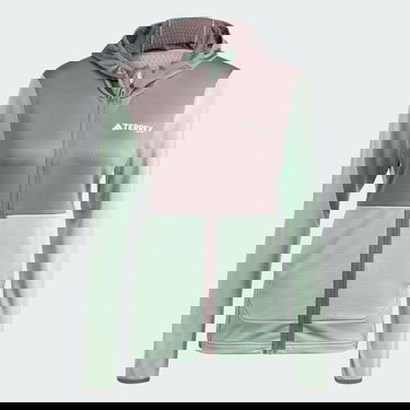 Jakna adidas Performance adidas TERREX BUNDA TERREX XPERIOR LIGHT FLEECE HOODED Siva | IQ3724, 5