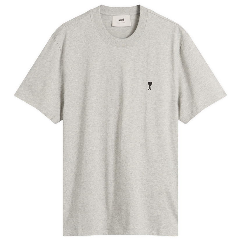 Majica kratkih rukava AMI AMI Paris Men's ADC Light Jersey T-Shirt, Size Large Siva | H25HTS346-724-0951H25