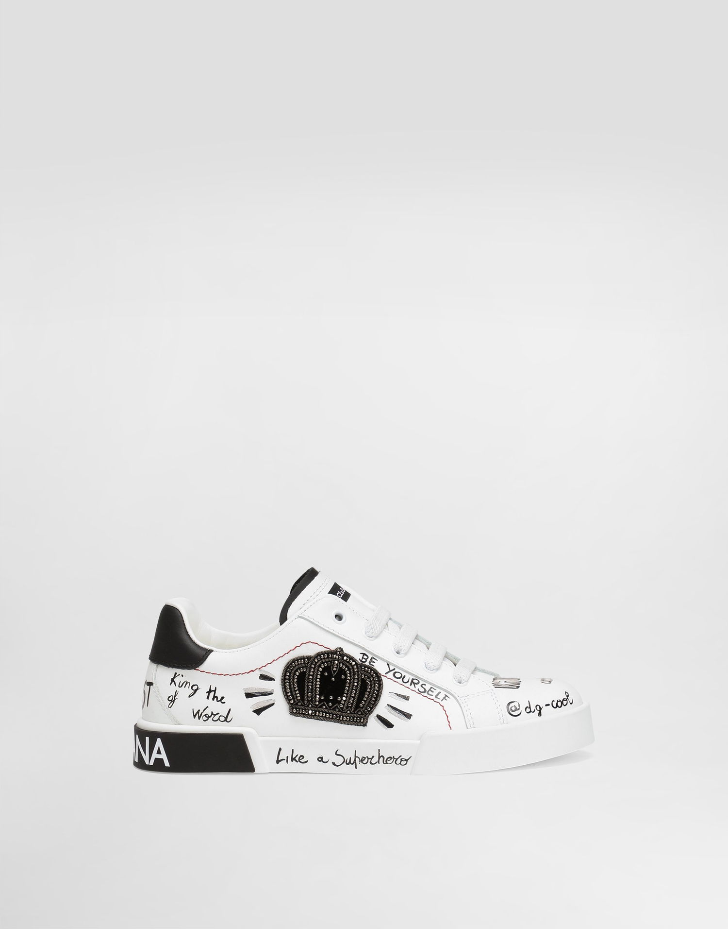 Tenisice i cipele Dolce & Gabbana Dolce & Gabbana Portofino Light Printed Calfskin Bijela | DA5312A3A17HWF57, 0