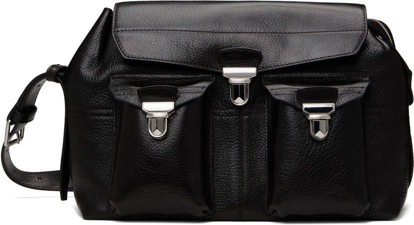 Torba za rame LEMAIRE Lemaire Medium Gear Bag Crna | BG0096 LL0067