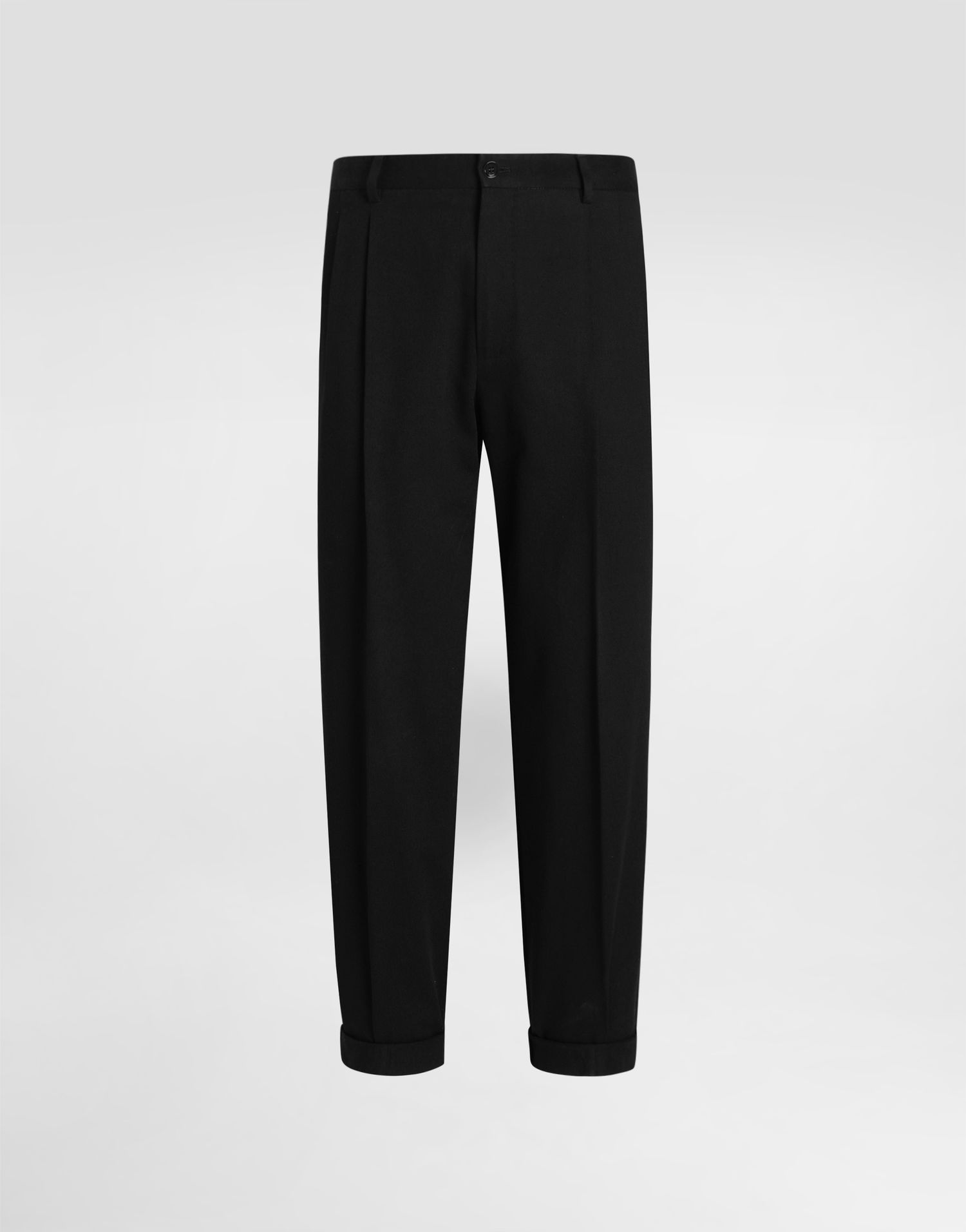 Hlače Dolce & Gabbana Dolce & Gabbana Gabardine Double Darts Pants Crna | GP10DTFUFNVN0000_3, 0