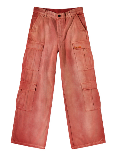 Cargo hlače HERON PRESTON Distressed Canvas Cargo Crvena | HWCF008F23FAB0022500