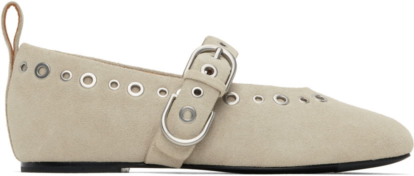 Odjeća rag & bone rag & bone Spire Mary Jane Ballerina Flats Bež | WFF24HF1008SU08