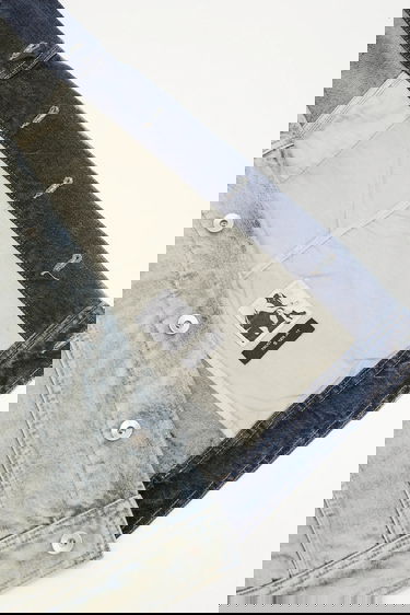 Jakna Rick Owens Rick Owens DRKSHDW Trucker Worker Denim Jacket Plava | DS02E7701.DMP, 4