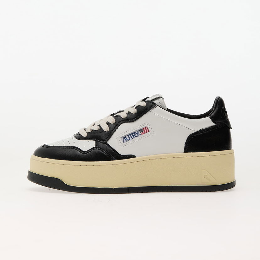 Tenisice i cipele Autry Platform Low Wom Leat/ Leat Wht/ Blk Bijela | PTLWWB01