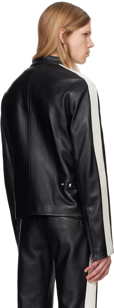 Jakna Courrèges Courrèges Contrast Biker Jacket Crna | 324LBL199CV0005, 2