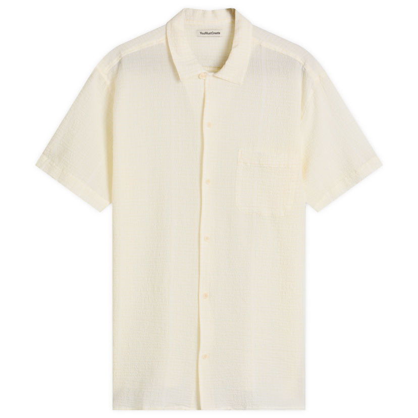 Košulja YMC YMC Malick Stripe Vacation Shirt, Size Large Žuta | P2YMC-10