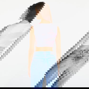 Majica bez rukava CALVIN KLEIN Cropped Tank Top White Bijela | J20J223163 0LA, 1