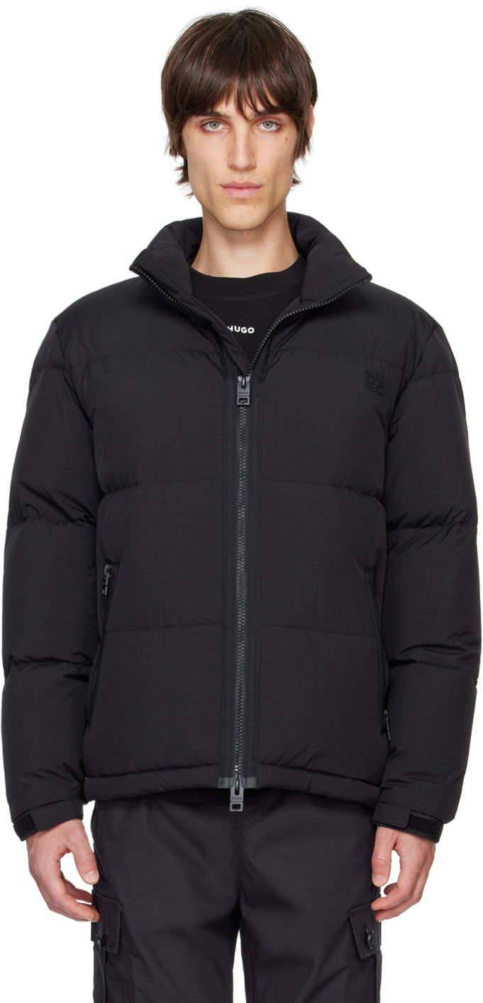 Pernata jakna BOSS Water-Repellent Down Jacket Crna | 50522226