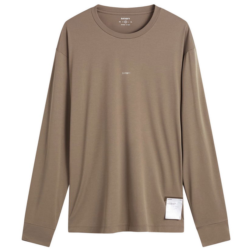 Majica kratkih rukava Satisfy Auralite Long T-Shirt Smeđa | 11001-FA-SAB