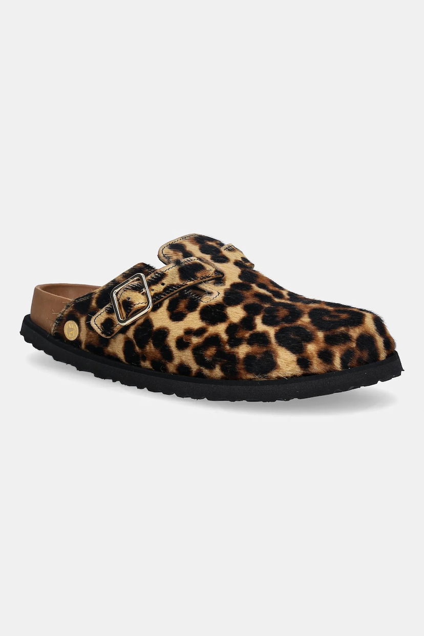 Tenisice i cipele Birkenstock Leopard Print Clog with Buckle 1774 Boston FUR Višebojno | 1031919