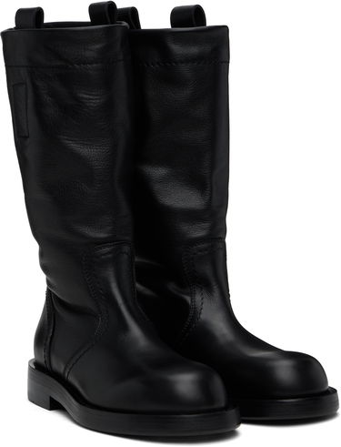 Odjeća Ann Demeulemeester Ann Demeulemeester Bente Leather Boots Crna | 2510-W-C32-LT157-099, 3
