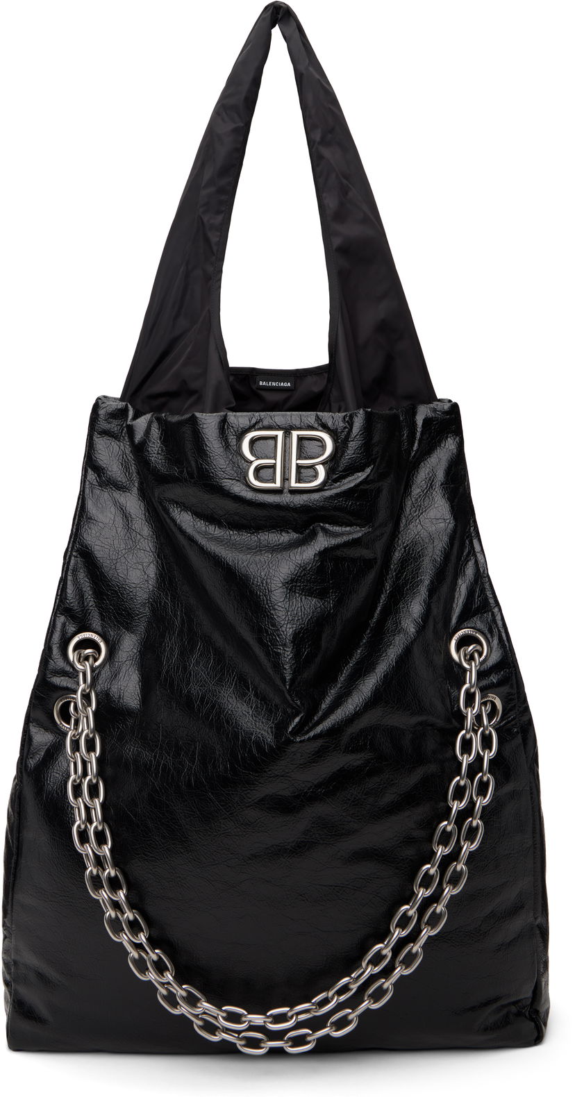 Tote bag Balenciaga Large Chain Tote Bag Crna | 791835 2AA5B