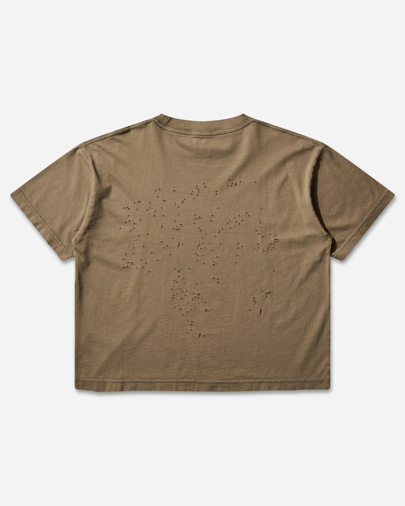 Majica kratkih rukava Satisfy MothTech T-Shirt with Holes Smeđa | 21002 91A04