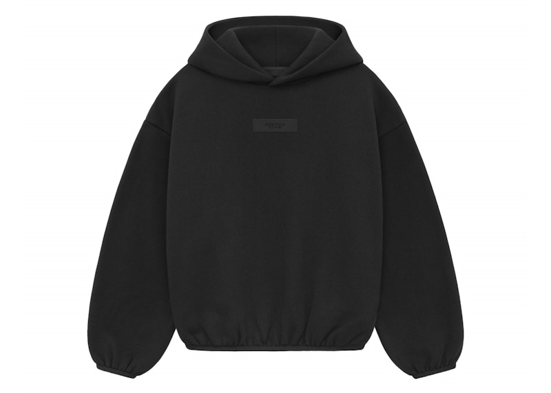 Dukserice Fear of God Essentials Core Collection Kids Hoodie Crna | 785SU242040K