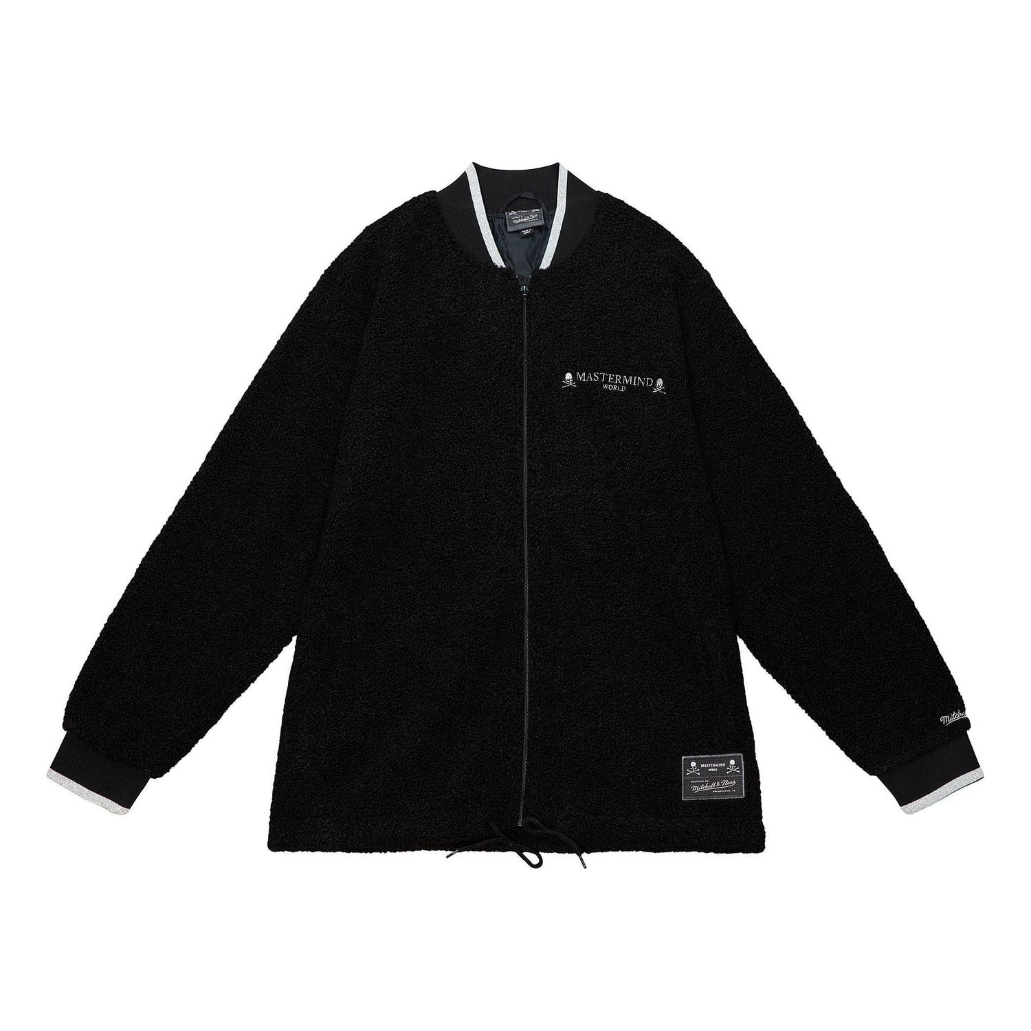 Bomber jakna Mitchell & Ness Mitchell & Ness x Mastermind Sherpa Jacket Crna | OJBF5238-CLBYYPPPBLCK, 0