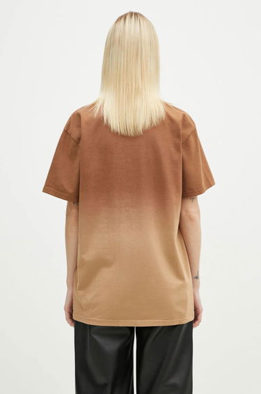 Majica kratkih rukava JW Anderson JW Anderson Logo Embroidery Gradient T-Shirt Smeđa | JT0244.PG1551.619, 2