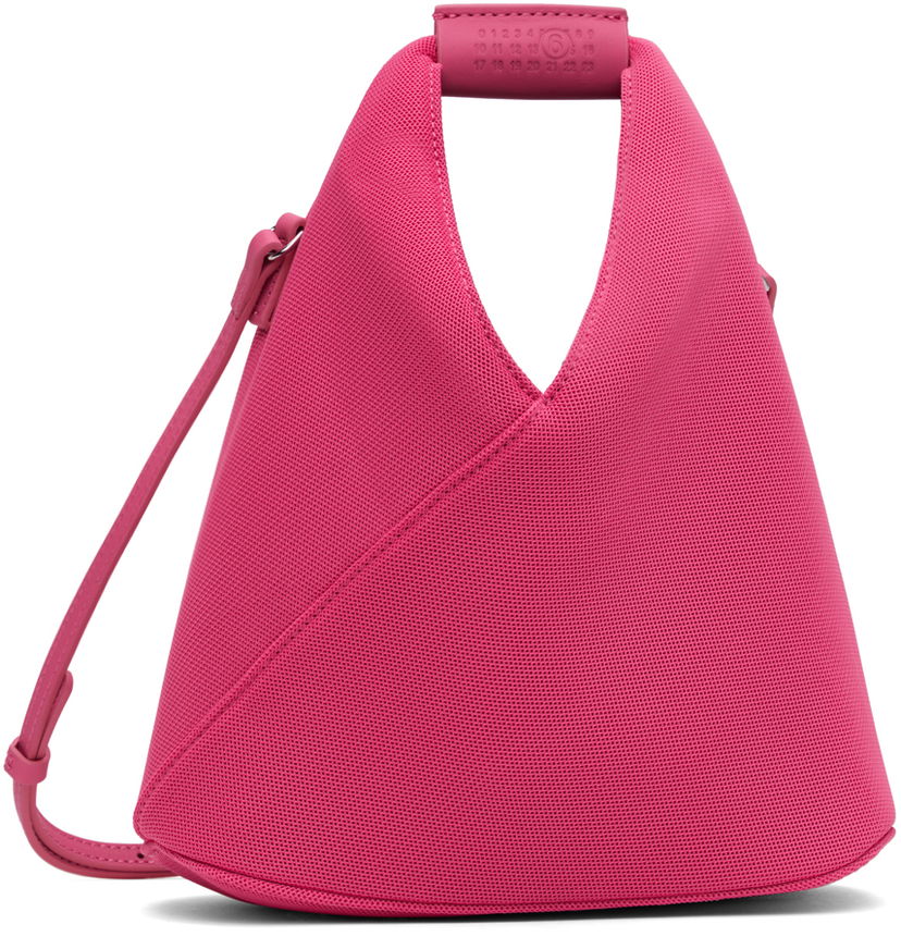 Torba za rame Maison Margiela Mesh Crossbody Bag Ružičasta | SB6WD0026 P6414