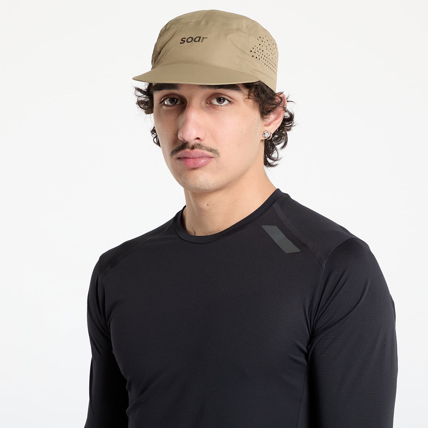 Majica kratkih rukava Soar Running SOAR Running Tech Long Sleeve Tee Crna | SS25-SLS4M-BLK, 1
