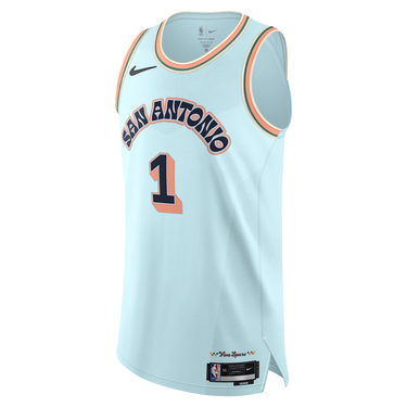 Majica bez rukava Nike Authentic Victor Wembanyama San Antonio Spurs City Edition Basketball Jersey 2024/25 Plava | FQ4482-474, 0