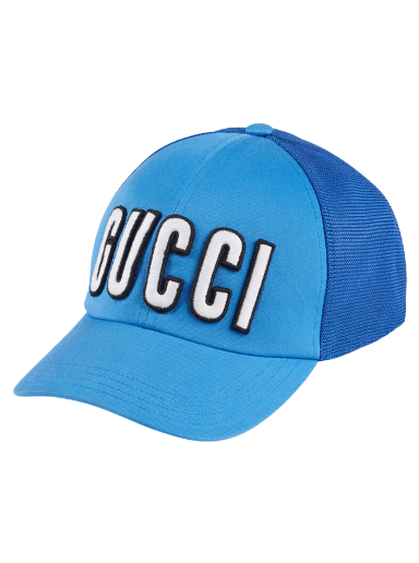 Šešir Gucci Baseball Hat With Patch Plava | 701324 4HAOY 4969