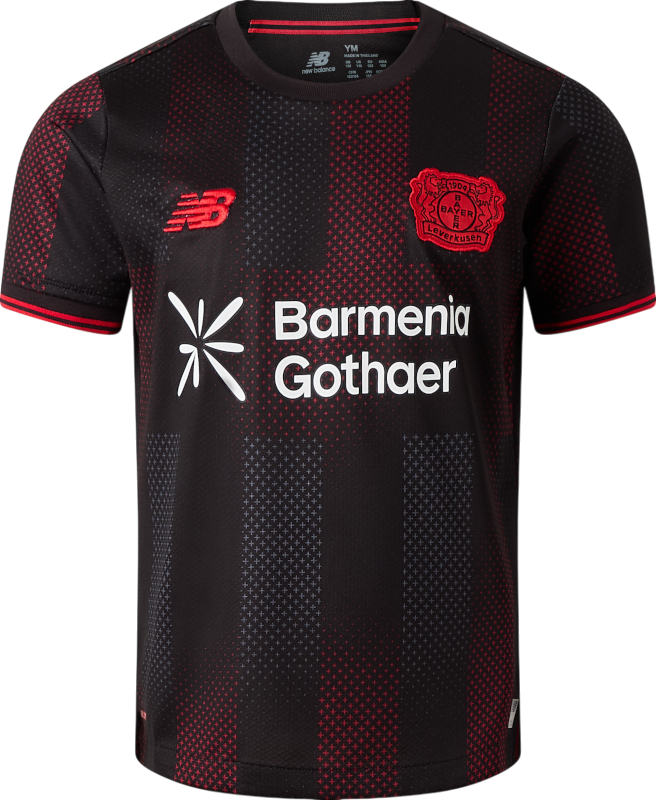 Dres New Balance Bayer 04 Leverkusen Home Jersey 2025/26 Jr Crna | jt230541-hme, 1