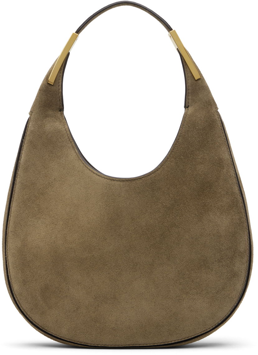 Torba za rame Savette Savette Small Florence Suede Shoulder Bag Zelena | H-036-03-03