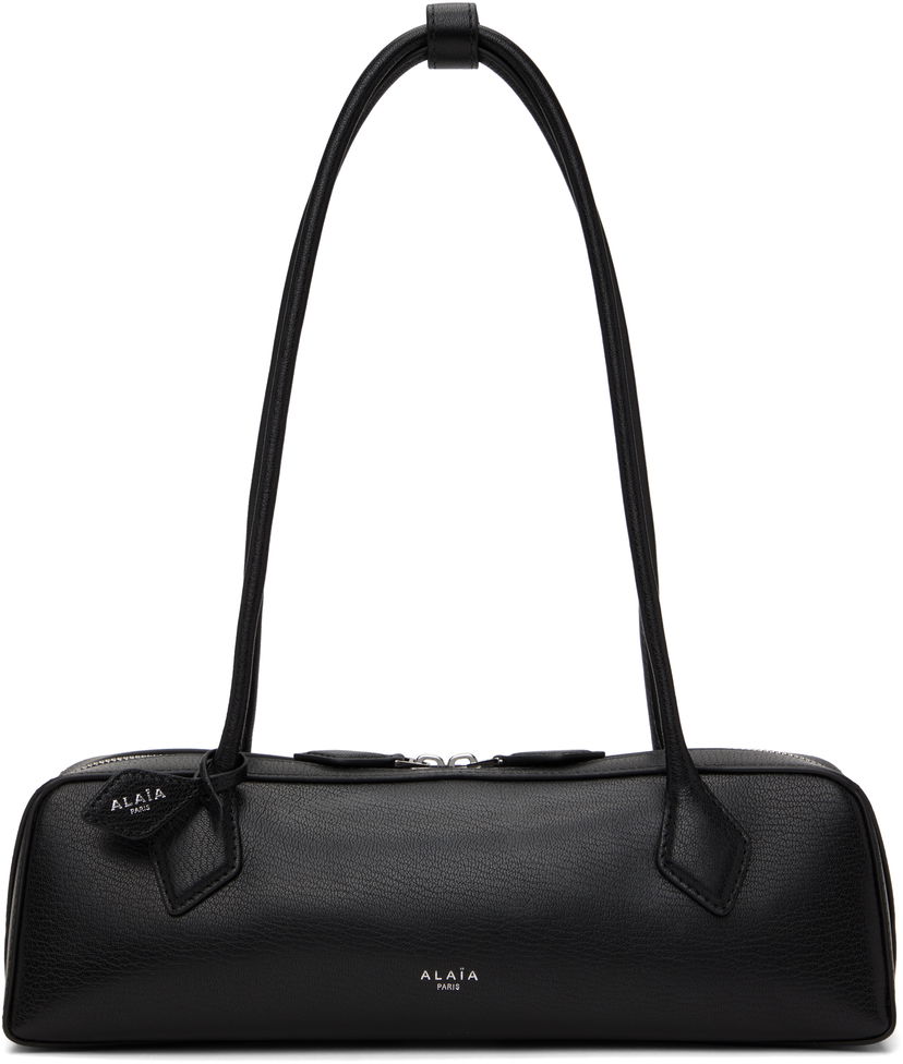 Ručna torbica Alaïa 'Le Teckel' Medium Leather Shoulder Bag Crna | AA1S06033CA212