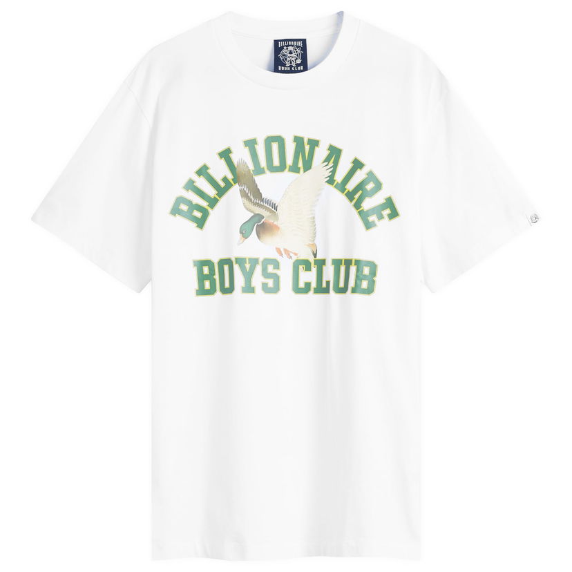 Majica kratkih rukava BILLIONAIRE BOYS CLUB Duck Varsity Graphic T-Shirt White - Size Large Bijela | B24465-WHT