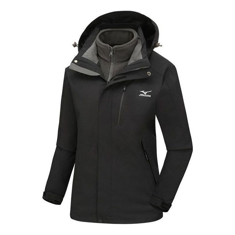 Parka Mizuno Windbreaker Jacket Crna | A2CE2640