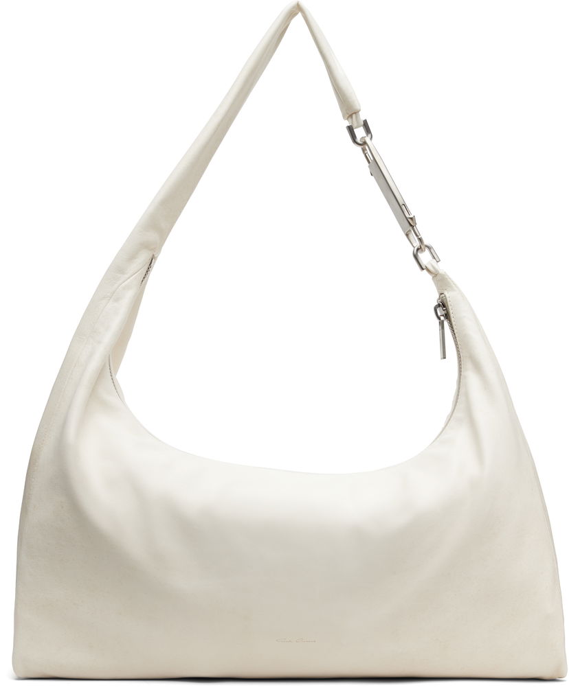Torba za rame Rick Owens Concordians Cropped Gemini Bag Bijela | RR02E1428 LBH