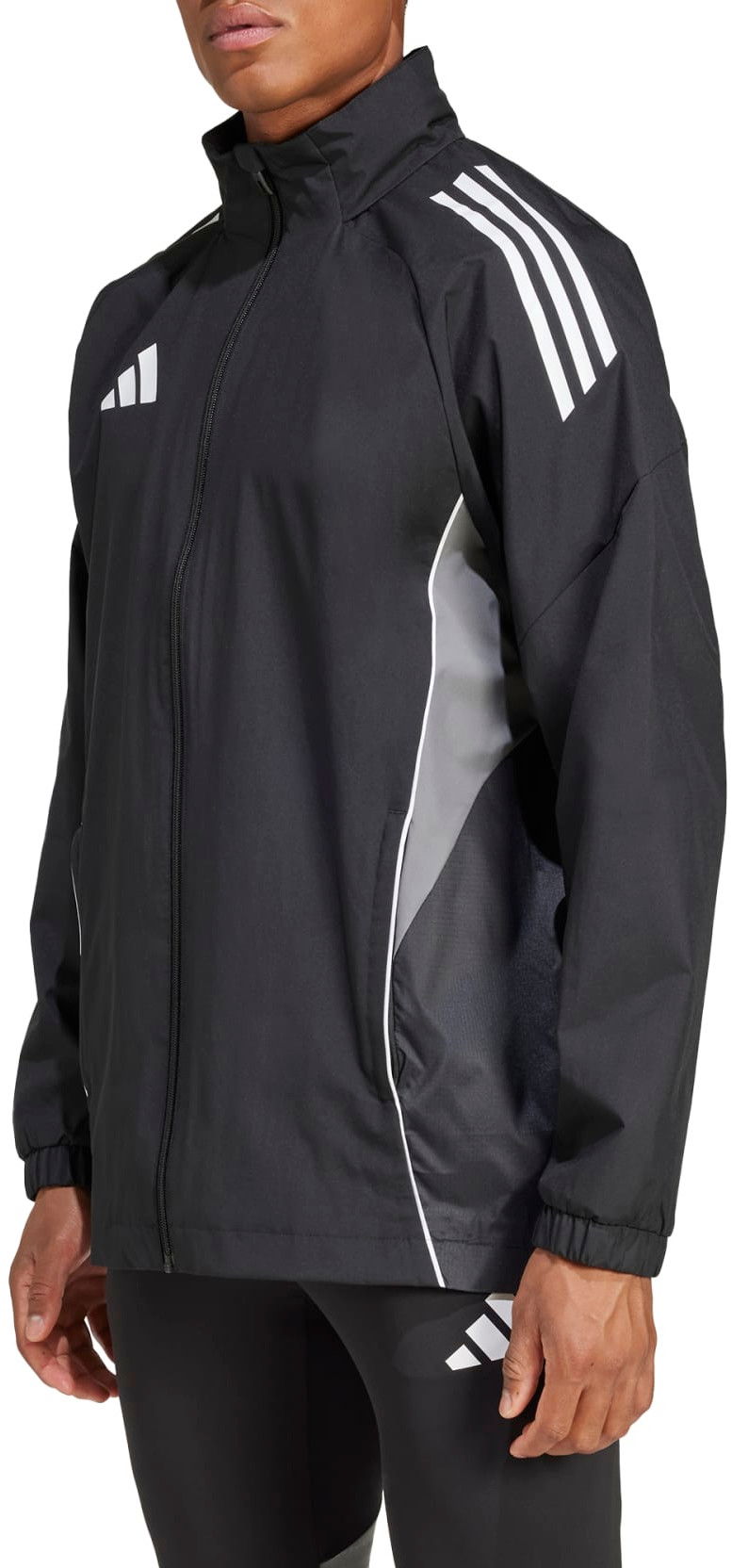 Vjetrovka adidas Performance TIRO25C AW Hooded Jacket Crna | iw0427