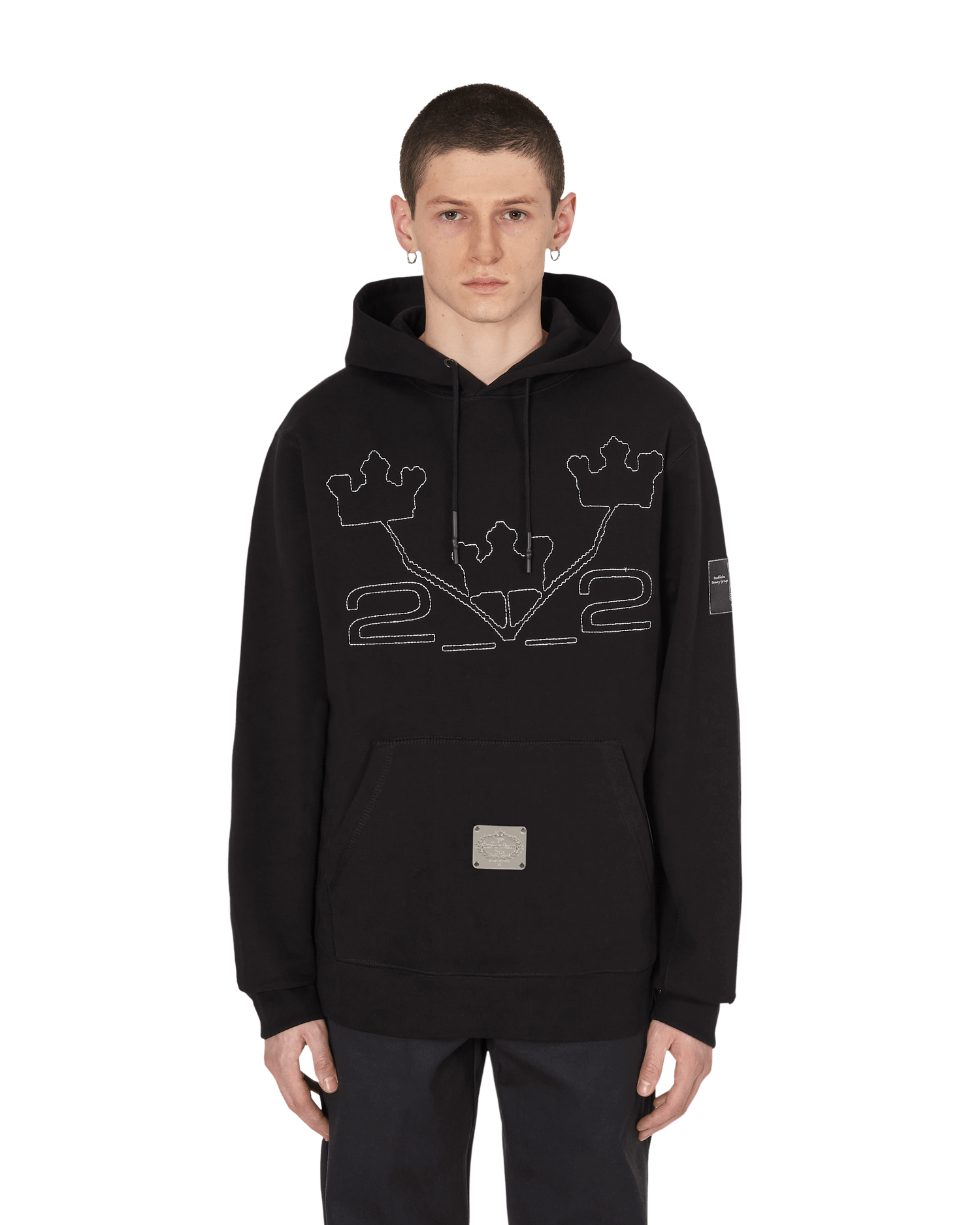 Dukserice Sad Boys Gear Slam Jam Hooded Crna | SBGHOODIESJ 001, 1