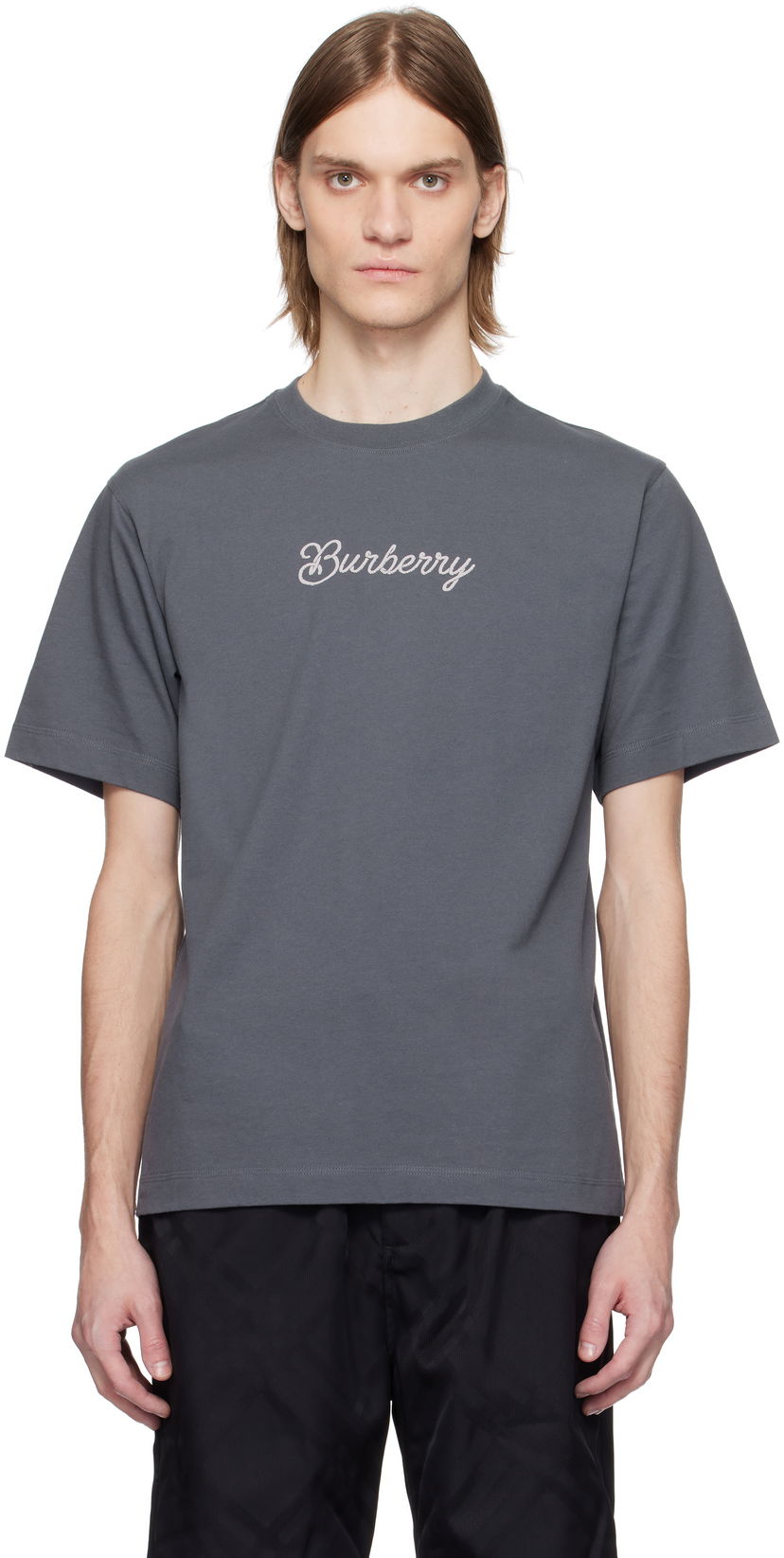 Majica kratkih rukava Burberry Burberry Surfer Knight Cotton T-Shirt Siva | 8106230
