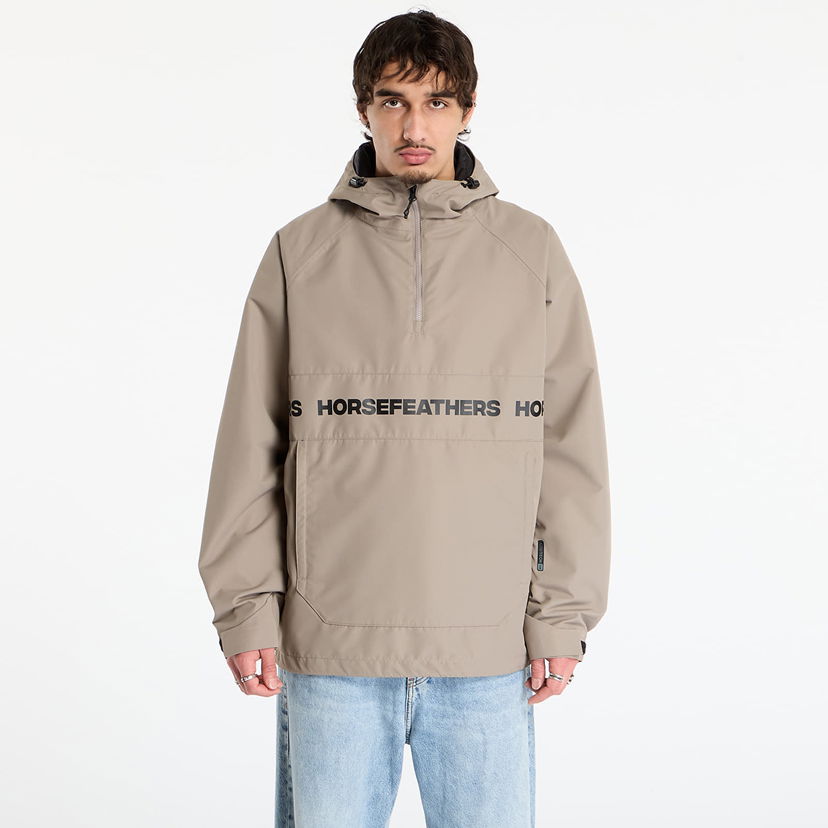 Vjetrovka Horsefeathers Gordie Hooded Anorak Jacket Bež | OM322G