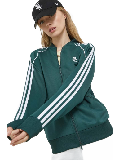 Dukserice adidas Originals Primeblue SST Track Jacket Zelena | HN5890