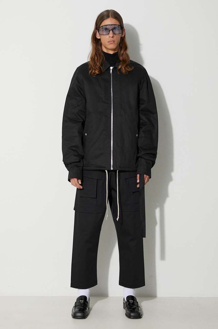 Jakna Rick Owens Cotton Jacket Crna | DU02C5783.TW, 1