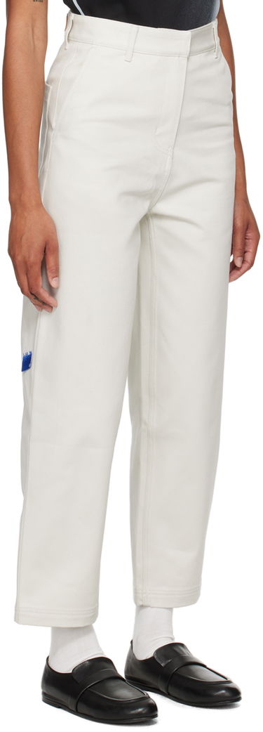 Hlače ADER ERROR Patch Trousers Bijela | BMSGFYBT0101IV, 4