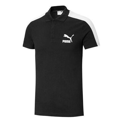 Polo majica Puma Iconic T7 Men's Polo Shirt Crna | 598250-01