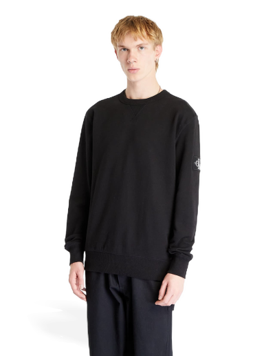 Dukserice CALVIN KLEIN Jeans Crewneck Sweatshirt Black Crna | J30J323426 BEH