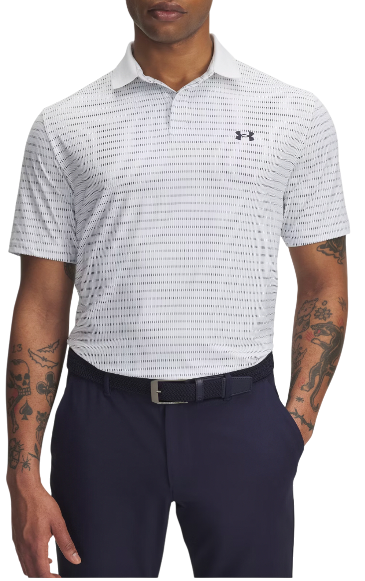 Polo majica Under Armour Drive Chill Printed Polo Bijela | 1389597-102, 0