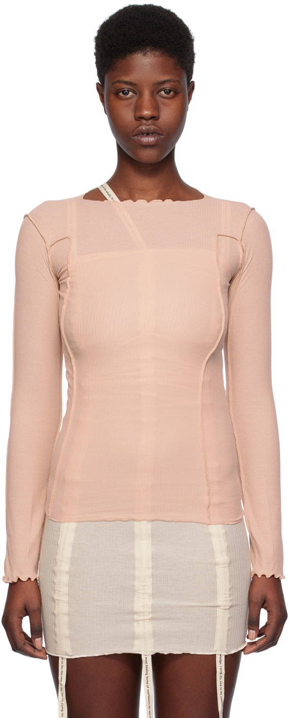Majica kratkih rukava Baserange Baserange Omato Long Sleeve T-Shirt Ružičasta | TTML-RB-SP24
