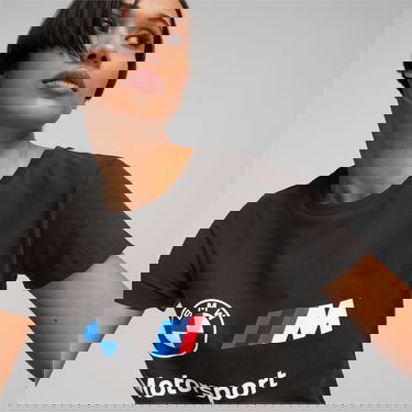 Majica kratkih rukava Puma BMW M Motorsport Essentials Logo T-Shirt Crna | 621376_01, 5