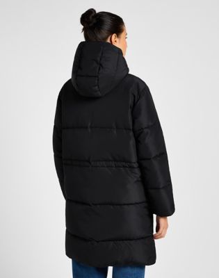 Parka Lee Long Puffer Jacket Crna | 112355161